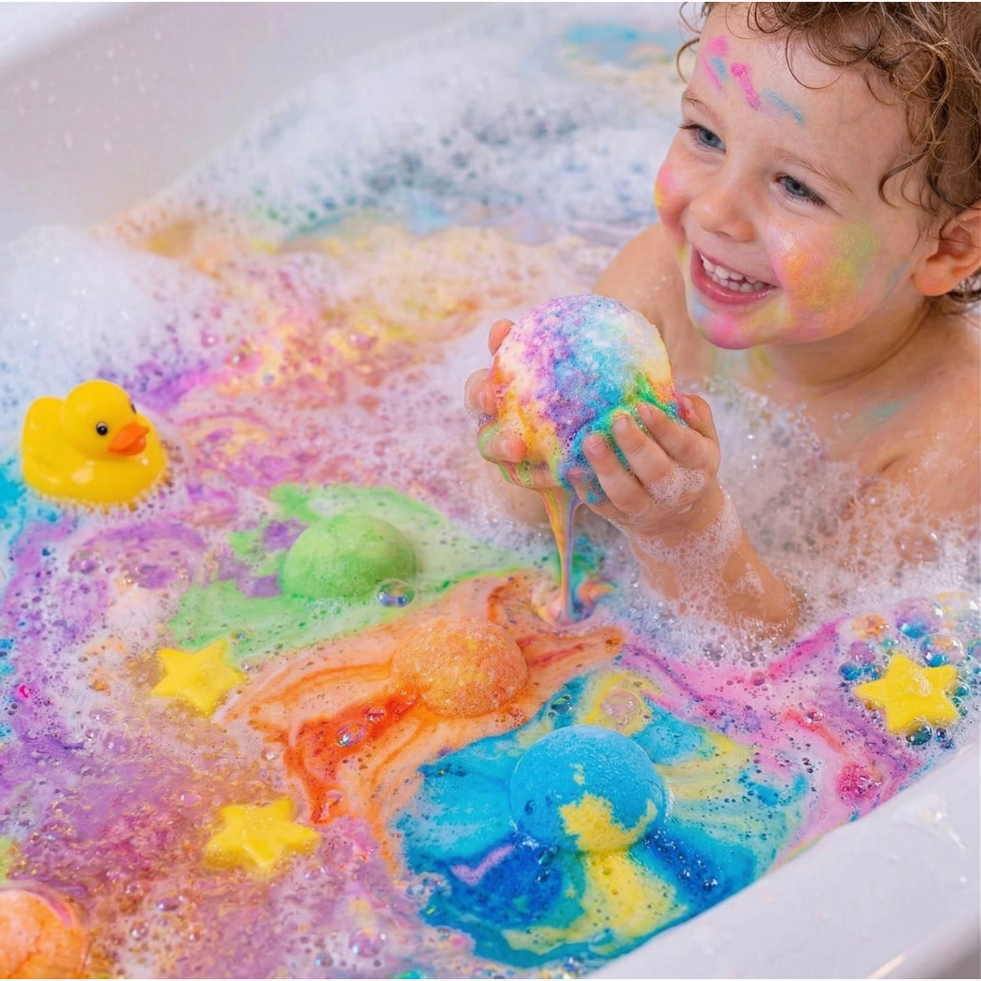 AquaKula™ – Barevné koupelové kuličky (12 ks)